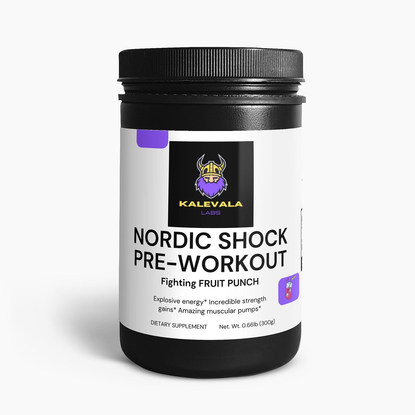 Nordic Pre-Workout Powder (Fruit Punch)